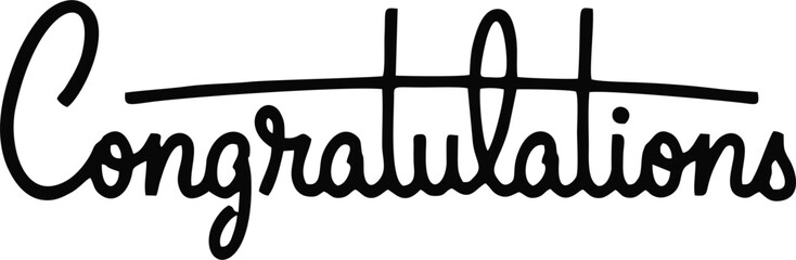 : Congrats Graduation Typography  celebration