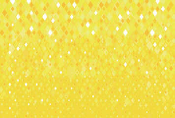 背景素材 黄色 キラキラ グラデーション 輝き 四角形パターン  菱形 斜めバックグラウンド