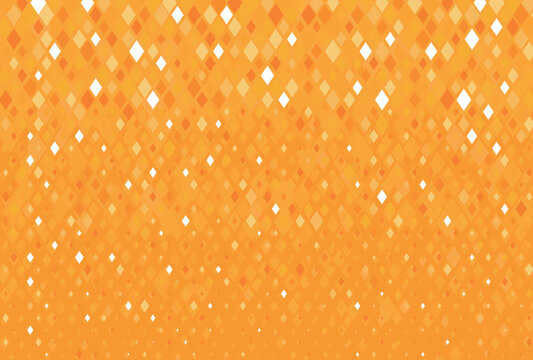 背景素材 オレンジ キラキラ グラデーション 輝き 菱形パターン 斜めバックグラウンド