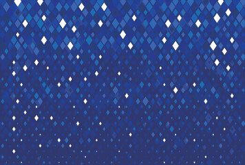 背景素材 青色 紺色 キラキラ グラデーション 輝き 菱形パターン 斜めバックグラウンド
