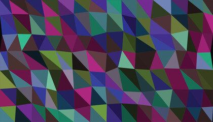 Obraz premium Abstract triangle background colorful geometric mosaic design art