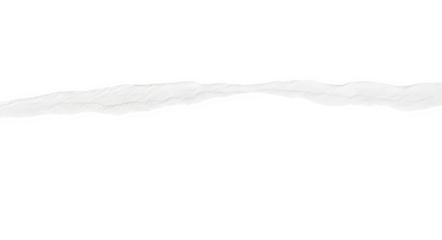 A white irregular shape horizontally centered against a stark black background with rough edges on transparent background
