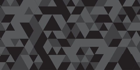 Geometric low polygon overlap random vector element modern overlay diamond triangle mosaic paper black and gray low polygon web brochure layer space texture background.	
