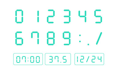 デジタル数字 digital number