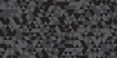 Geometric low polygon overlap random vector element modern overlay diamond triangle mosaic paper black and gray low polygon web brochure layer space texture background.	