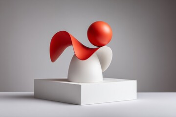 Digital art background featuring elegant 3D motion