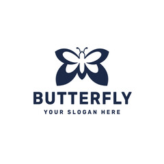 Butterfly Logo Design – Abstract Minimalist Branding Symbol