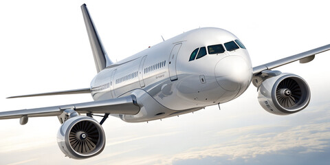 Naklejka premium Photorealistic Commercial Jet Airliner
