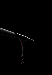 A sinister dark liquid slowly drips from a sharp, ominous point, evoking intense fear and the potent danger of unseen toxins ,menacing ,sinister ,hazardous