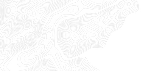 Modern abstract topography map design White background. geometric topographic world grid wave Topographic map geographic line texture.	
