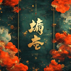 Captivating abstract art with gold accents studio digital artwork vibrant colors close-up aesthetic appeal