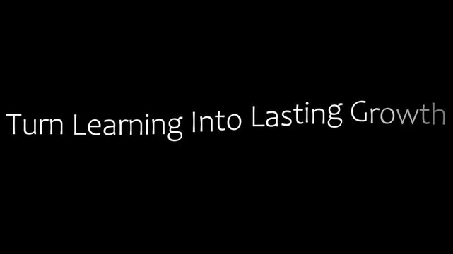 The Power of Education: "Turn Learning Into Lasting Growth."