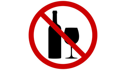 Red prohibition sign conveys a clear message of restriction, ideal for warning against access, usage, or unwanted actions, a modern symbol of prevention