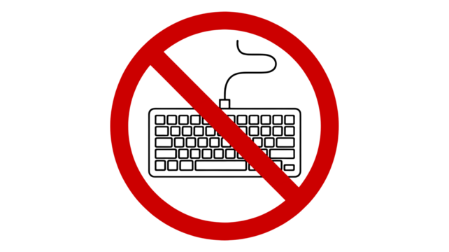 Restricted access icon conveying prohibition, a bold warning symbol, perfect for security protocols, safety regulations, and clear communication of limitations