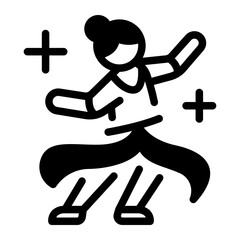 This Bollywood dance icon is suitable for India Culture.
