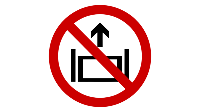 Bold red prohibition sign offers strong visual for restriction, warning, or denial, perfect for impactful safety messages and clear communication