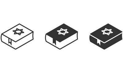  torah tanakh icon vector illustration