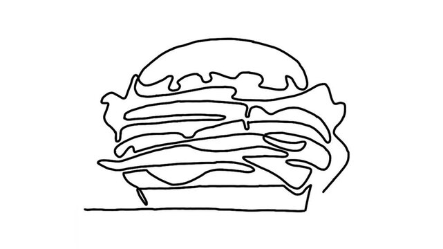 Continue line animation of burger icon
