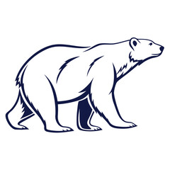 Illustration of a polar bear