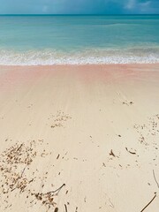 Pink Sand Beach on the Caribbean Island of Barbuda