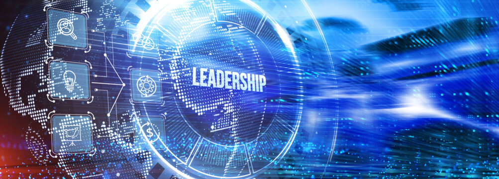 Business, Technology, Internet and network concept. Leadership business management. 3d illustration