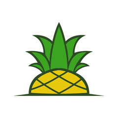 Pineapple logo icon design
