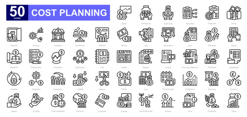 Cost Planning theme iconset