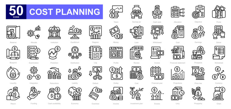Cost Planning theme iconset