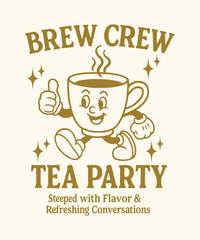 The Social Coffee Club – Vintage Organic T-Shirt Design | Minimal Coffee Quote Graphic for Barista & Café Lovers