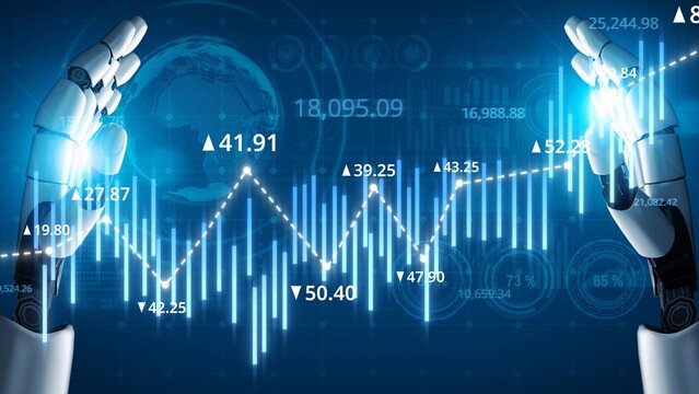 AI tools analyze stock market data through dynamic chart visualization to forecast price trends and support strategic investment decisions Marrow