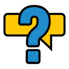 Big Question Mark Symbol Icon