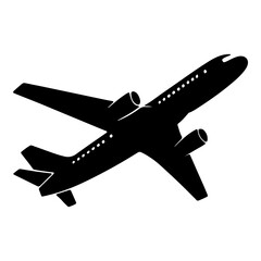 Airplane Flying Travel Silhouette