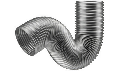 Flexible aluminum air duct for ventilation system