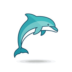 Fototapeta premium Jumping Dolphin