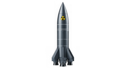 Nuclear missile, a symbol of global destruction