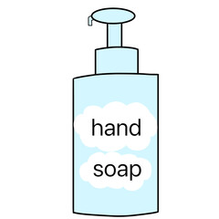 handsoap  simple illustration
ハンドソープ　シンプル　イラスト