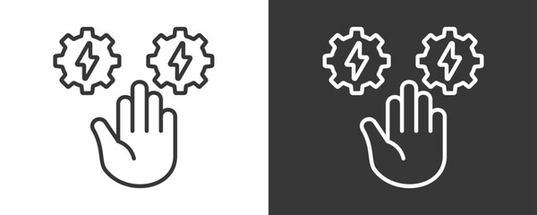 Conflict Management Icon Set Vector Collection Isolated In Black And White