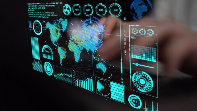 Connection network visualization showing global connection, network communication, digital connection analytic. Connect networks tool support real-time insight and improve connection system. Thunk