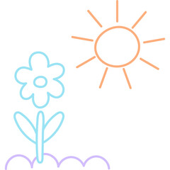 Cute Kids Doodle Scribble