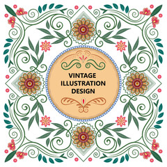 Graphic elements for vector design. Swirl vintage elements decorative illustration. 