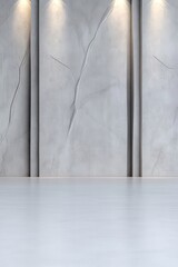 Obraz premium Soft Gray Professional Backdrop with Subtle Texture and Lighting