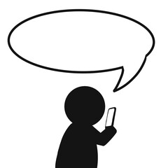 call pictogram silhouette speech bubble illustration
電話する　ピクトグラム　シルエット　吹き出し　イラスト