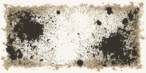 Wektorowa tekstura z plamami farby i granulacją, idealna jako tło.