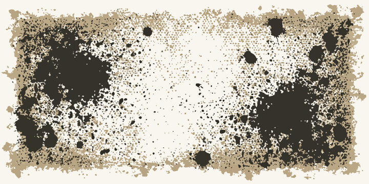 Wektorowa tekstura z plamami farby i granulacją, idealna jako tło.