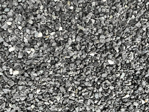 Small gray gravel stones - Powered by Adobe