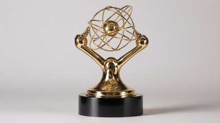 Golden award trophy prize achievement accomplishment win