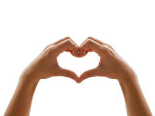 Heart Hands Gesture Love Sign Hand Shape Affection Symbol Romantic Concept