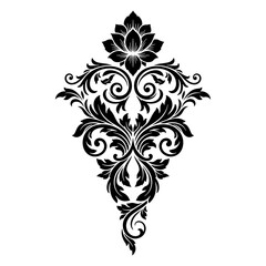 Ornament floral vintage pattern