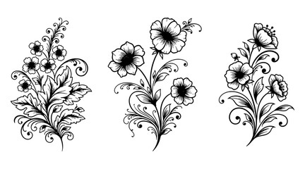 Floral design elements