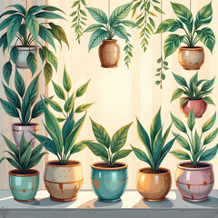 Hygge Inspired Urban Jungle Decor Trendy Home Plants Flowerpots